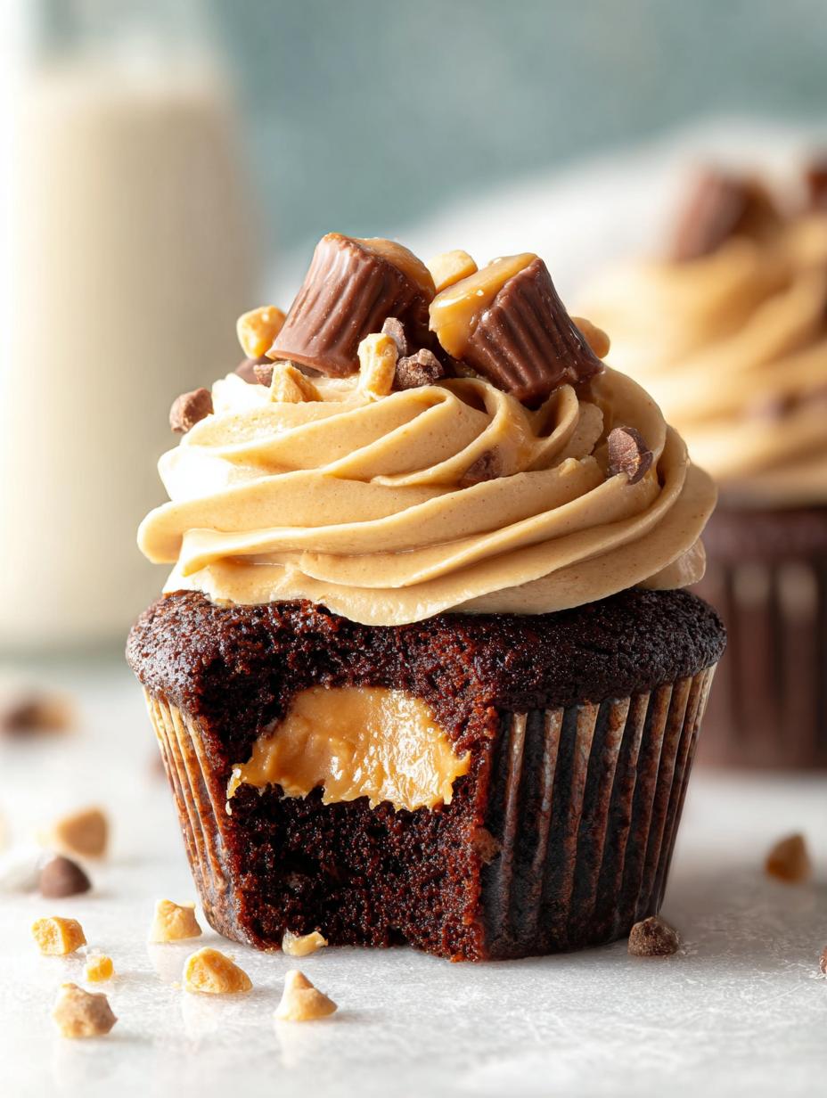 Chocolate Cupcakes Peanut Butter