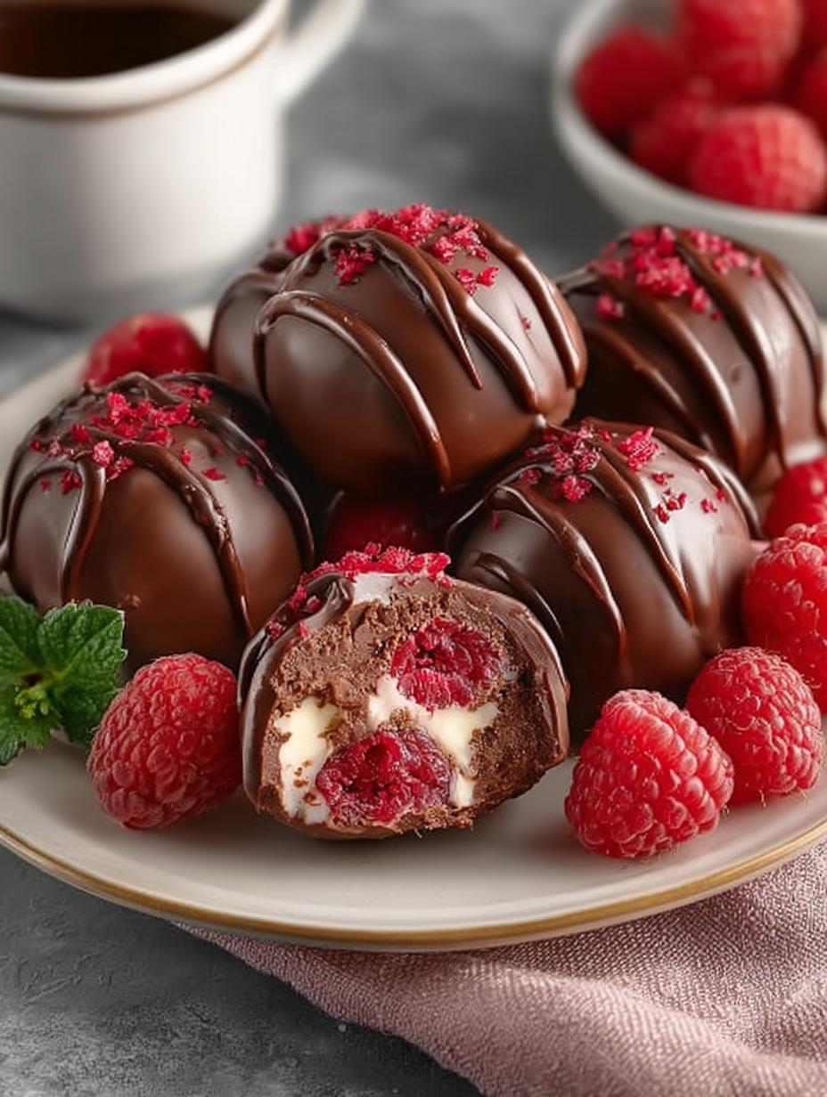 Chocolate Raspberry Yogurt Clusters