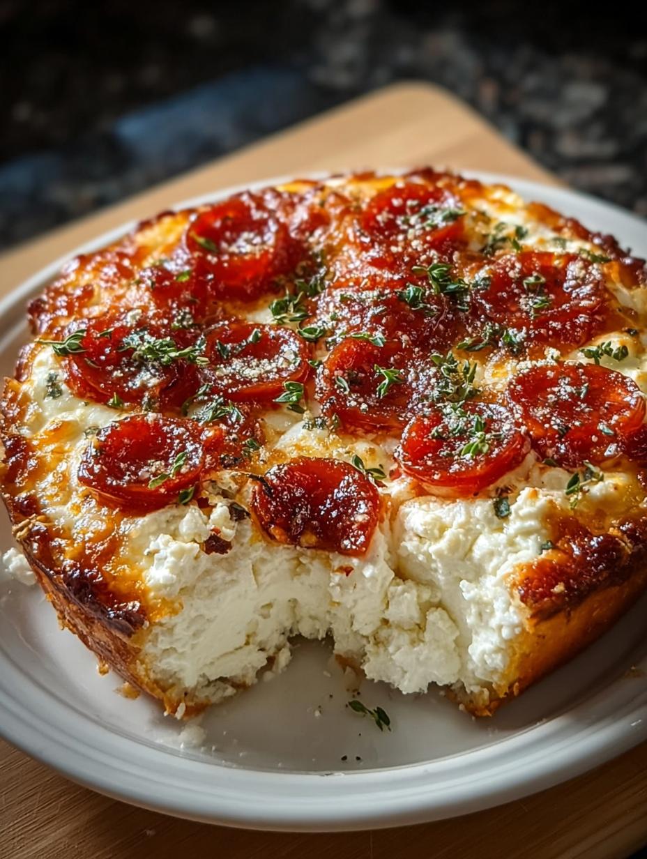 Cottage Cheese Pizza Bowl
