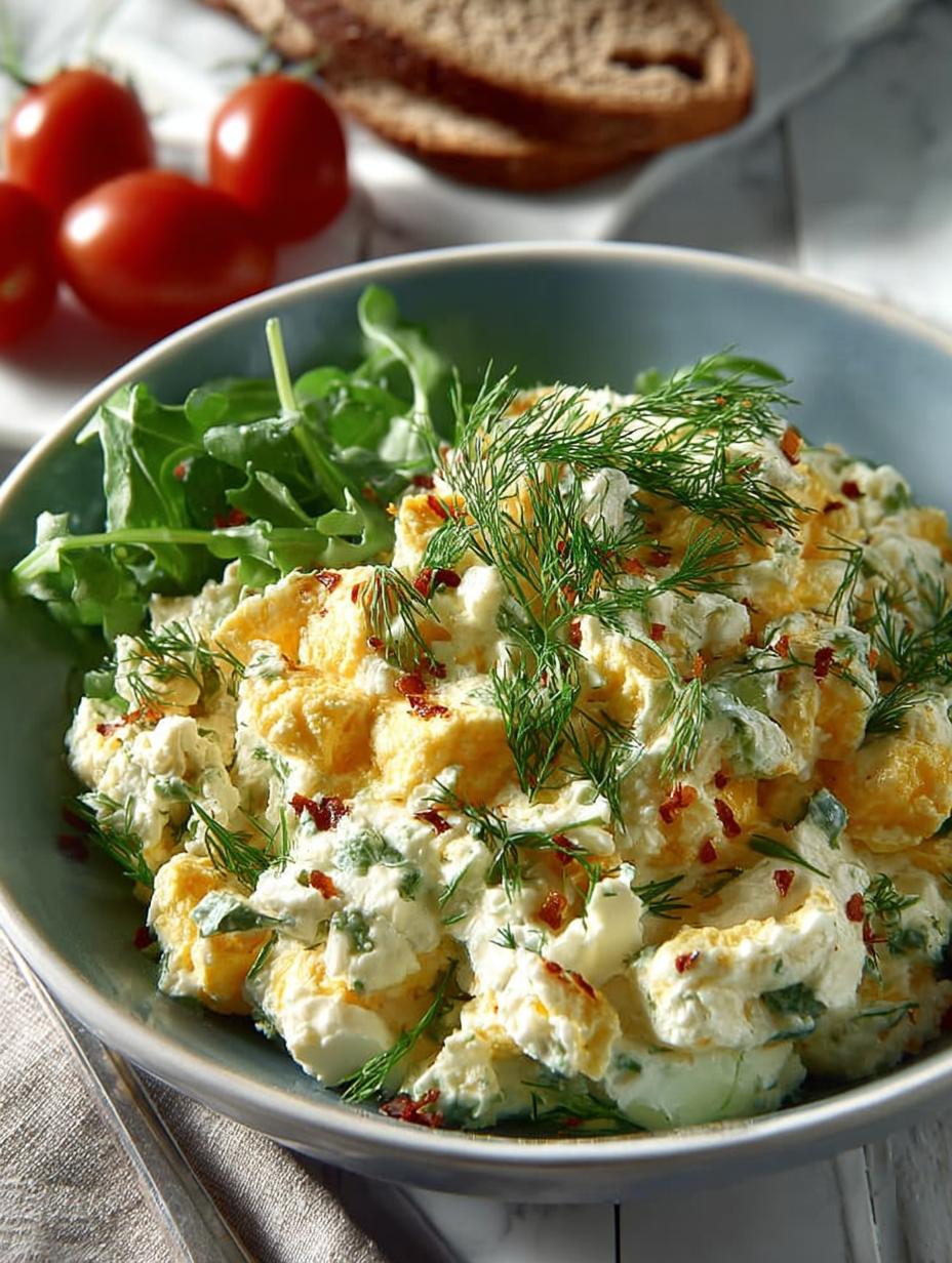 Cottage Cheese Egg Salad: 5 Simple Steps to Delight 4 Cottage Cheese Egg Salad: 5 Simple Steps to Delight - Cotttage Cheese Egg Salad - main visual representation