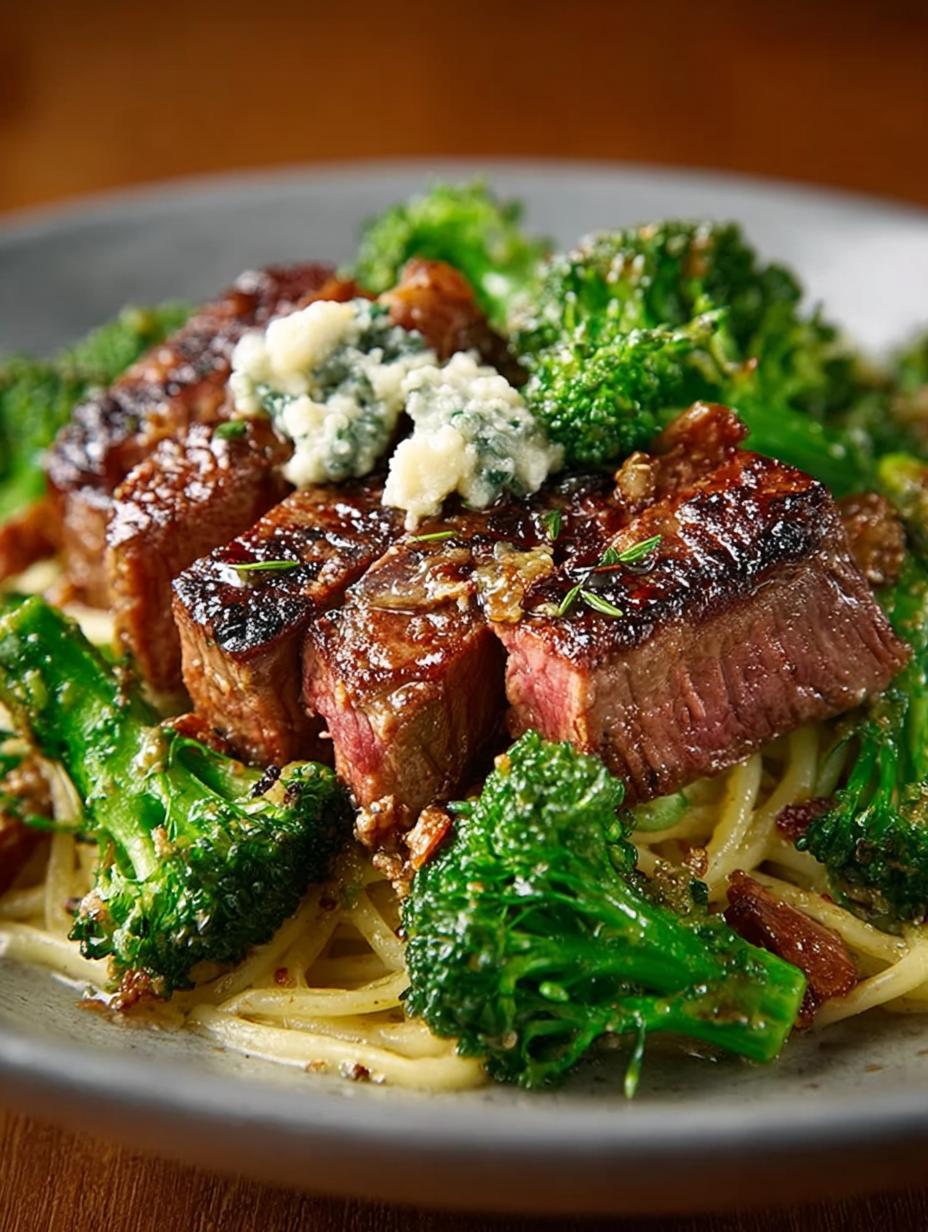 Cowboy Butter Steak Broccoli