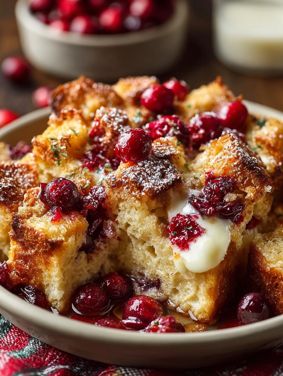 Cranberry Bread Pudding: 5 Irresistible Comfort Flavors 4 Cranberry Bread Pudding: 5 Irresistible Comfort Flavors - Cranberry Bread Pudding - main visual representation