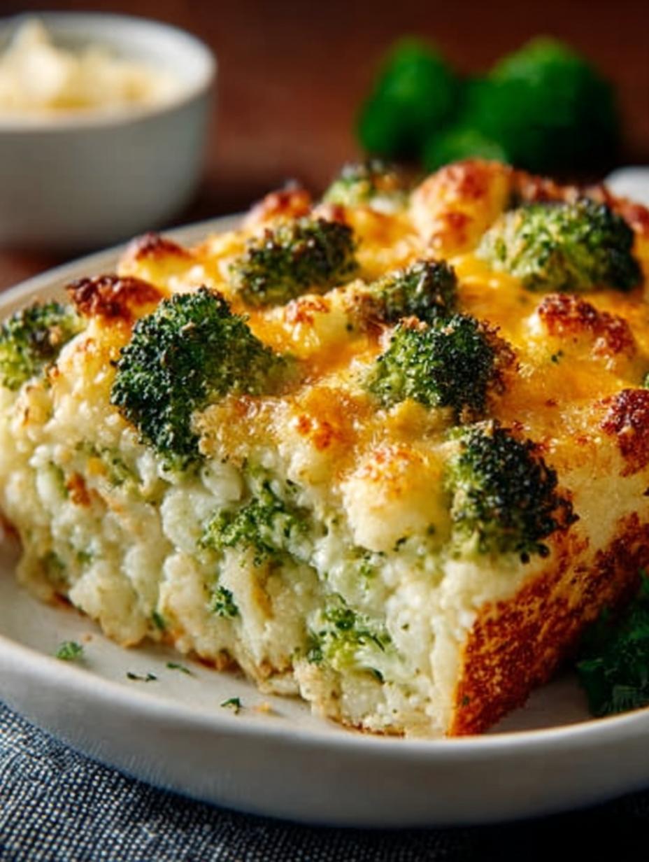 Creamy Cheesy Broccoli Cauliflower Casserole Delight - Creamy Cheesy Broccoli Cauliflower - additional detail