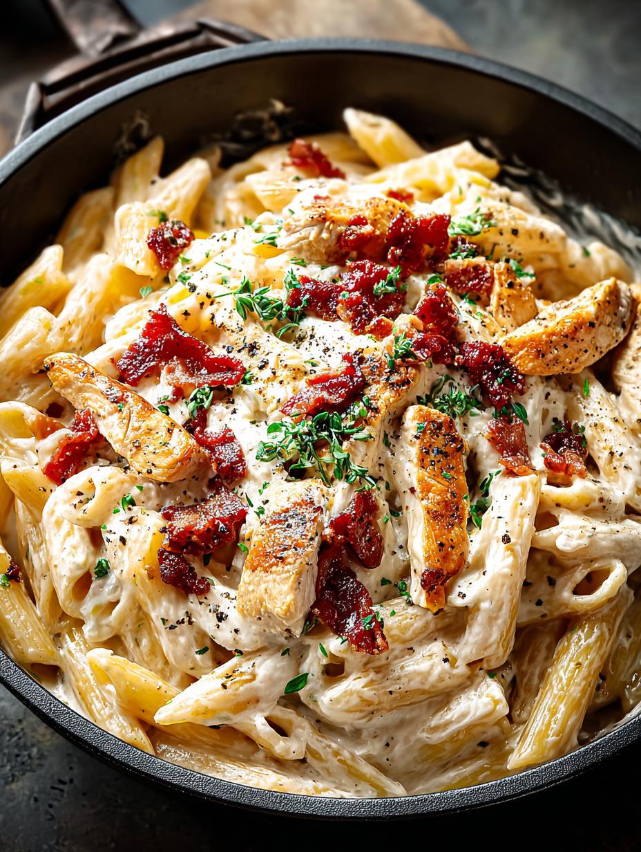 Creamy Chicken Bacon Pasta: 7 Irresistible Ways 4 Creamy Chicken Bacon Pasta: 7 Irresistible Ways - Creamy Chicken Bacon Pasta - main visual representation
