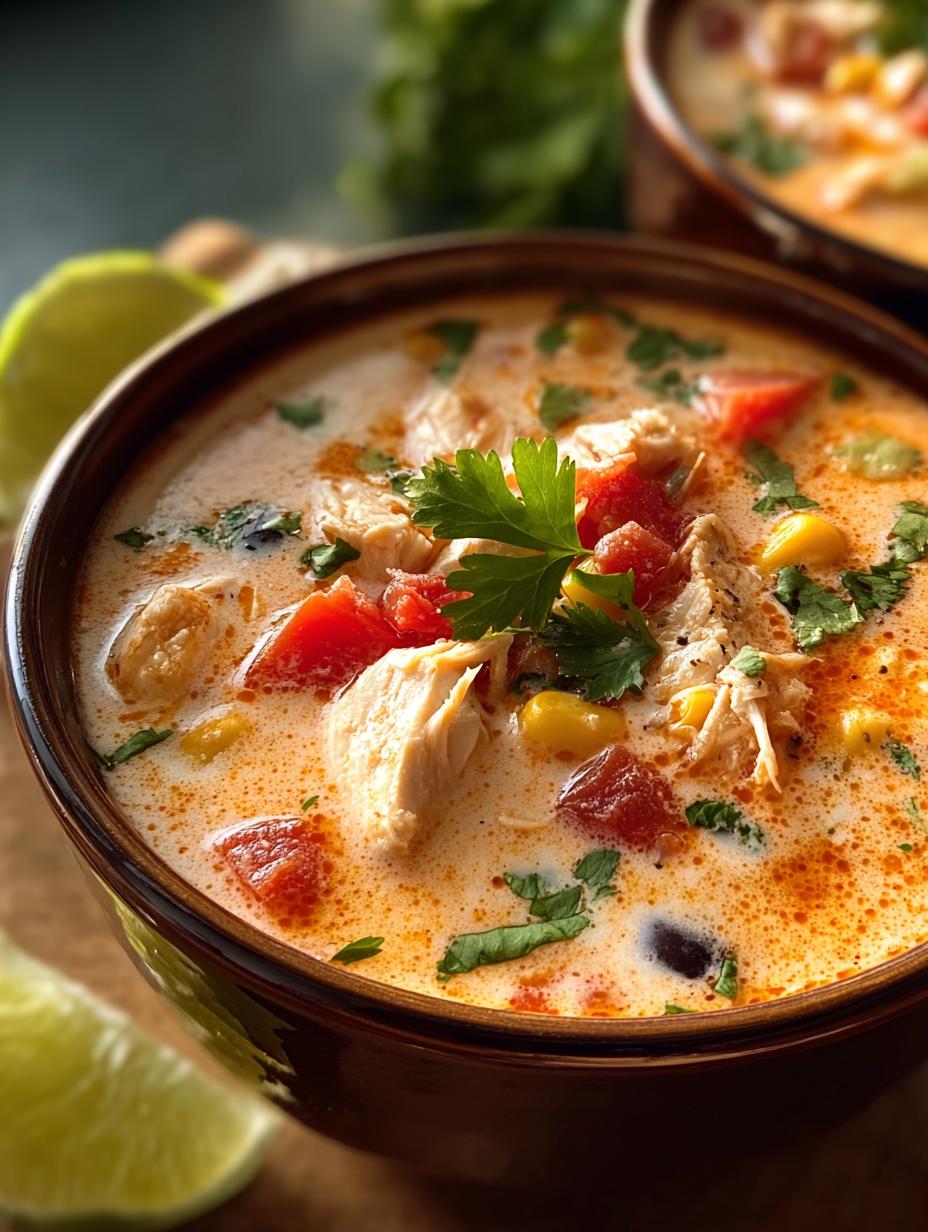 Creamy Chicken Taco Soup: 5 Comforting Bowls to Savor 4 Creamy Chicken Taco Soup: 5 Comforting Bowls to Savor - Creamy Chicken Taco Soup - main visual representation
