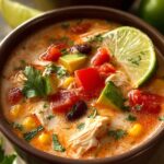 Creamy Chicken Taco Soup