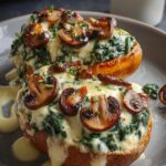 Creamy Mushroom Spinach Stuffed