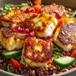 Crispy Halloumi Honey Grain