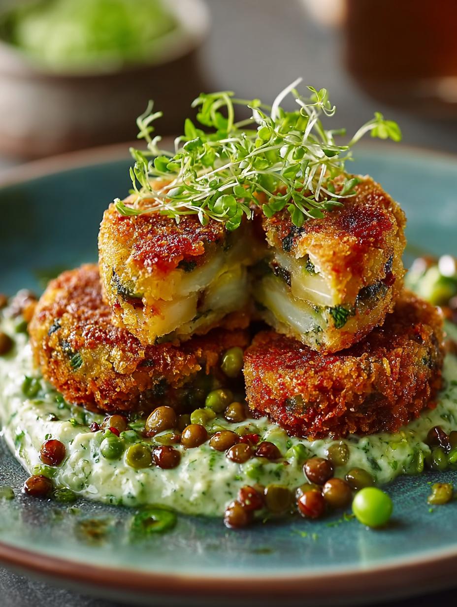 Crispy Lentil Pea Potato: 7 Irresistible Cakes to Enjoy - Crispy Lentil Pea Potato - main visual representation