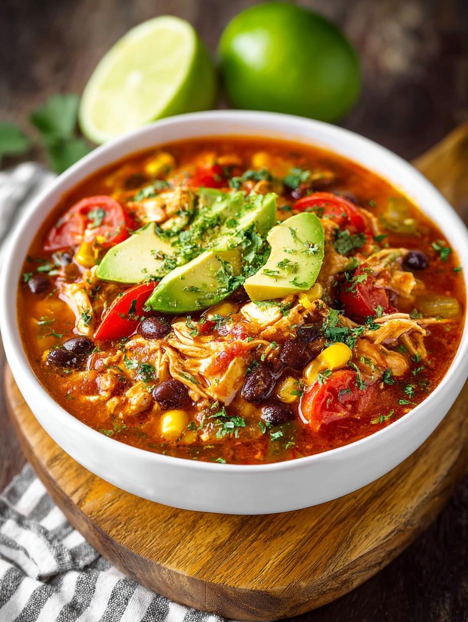 Crockpot Chicken Enchilada Soup: 7 Flavorful Reasons to Enjoy - Crockpot Chicken Enchilada Soup - additional detail