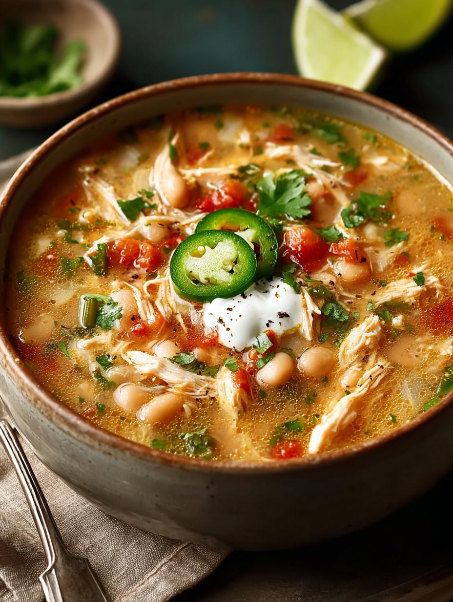 Crockpot White Chicken Chili