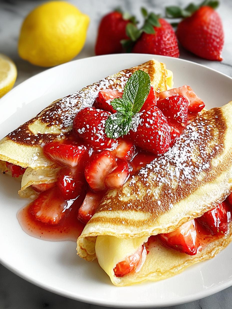 Delightful Lemon Strawberry Crepes: 5 Tasty Tips - Delightful Lemon Strawberry Crepes - main visual representation