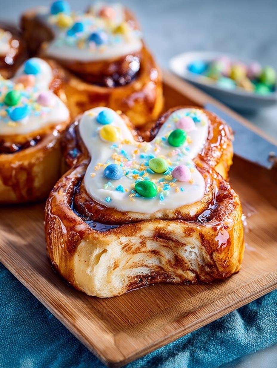 Easter Bunny Cinnamon Rolls: 5 Fun and Easy Recipes - Easter Bunny Cinnamon Rolls - additional detail