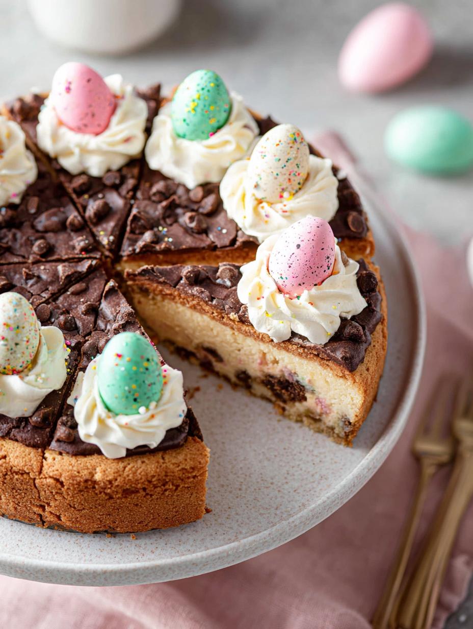 Easter Cookie Cake