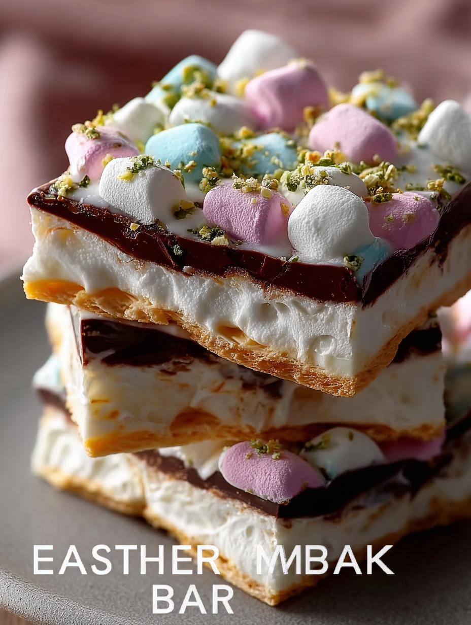 Delightful Easter Marshmallow Bark Recipe for Spring Treats - Easter Marshmallow Bark - main visual representation