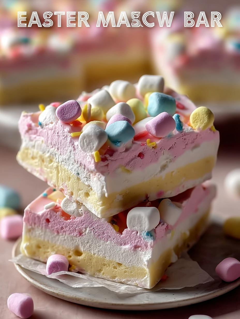 Delightful Easter Marshmallow Bark Recipe for Spring Treats - Easter Marshmallow Bark - additional detail