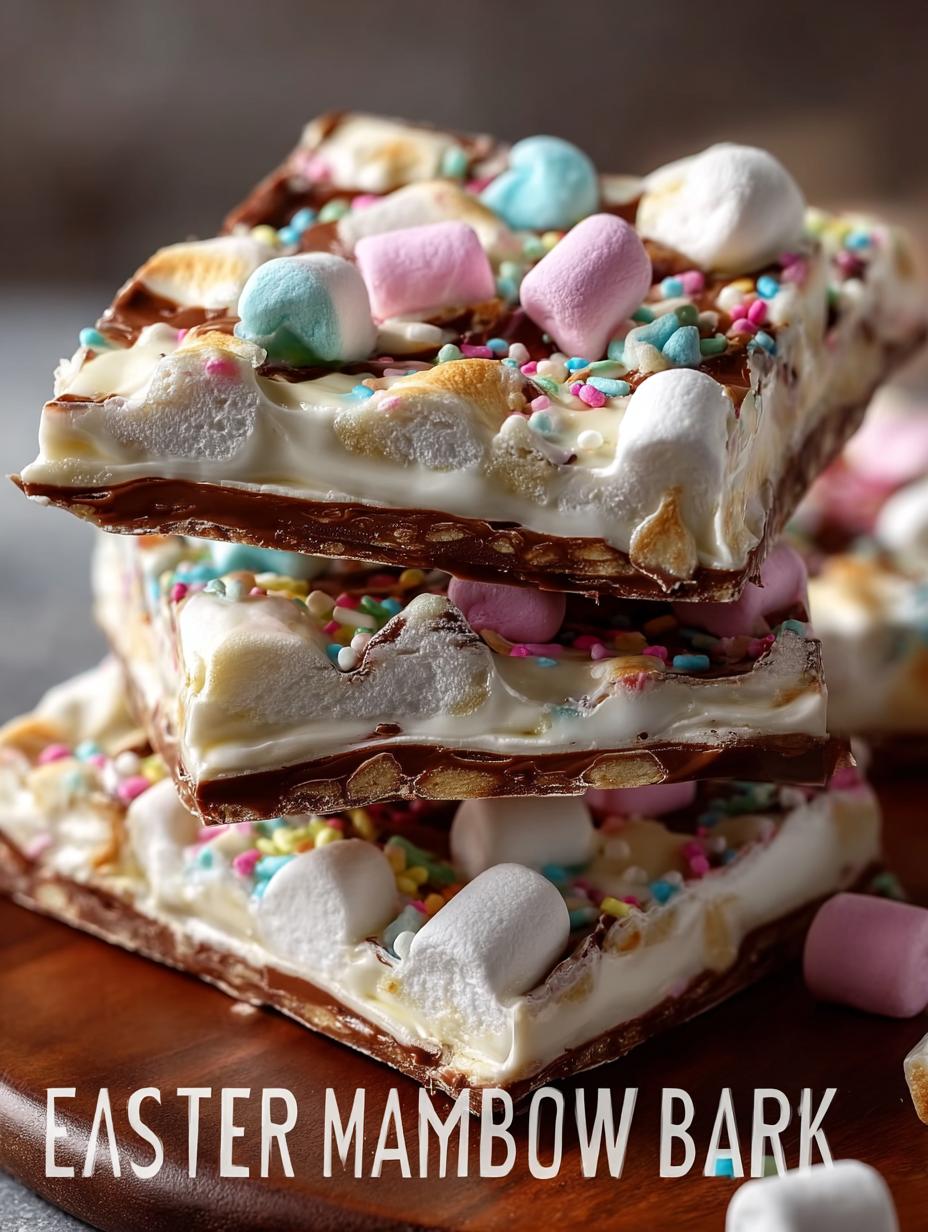 Easter Marshmallow Bark
