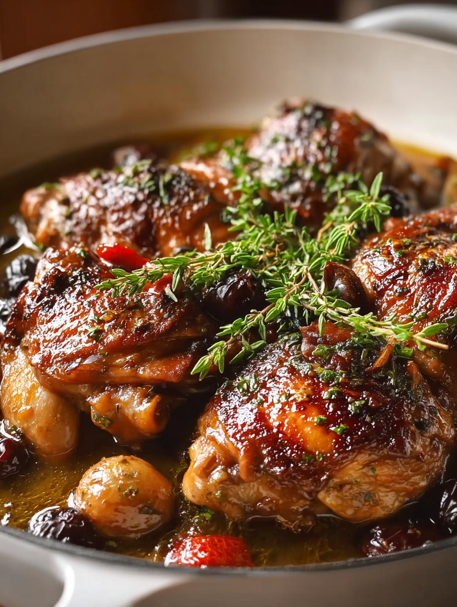 French Coq Vin Chicken