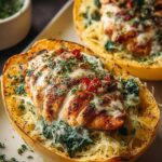 Garlic Chicken Spaghetti Squash