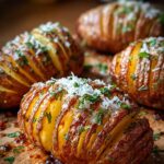 Garlic Herb Hasselback Potatoes