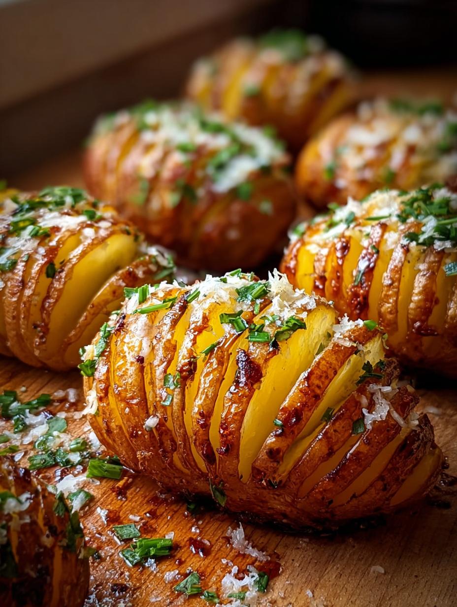 Garlic Herb Hasselback Potatoes: 5 Steps to Perfection - Garlic Herb Hasselback Potatoes - main visual representation