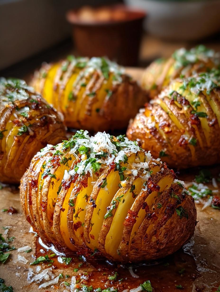 Garlic Herb Hasselback Potatoes: 5 Steps to Perfection - Garlic Herb Hasselback Potatoes - additional detail