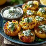 Golden Smashed Potatoes with