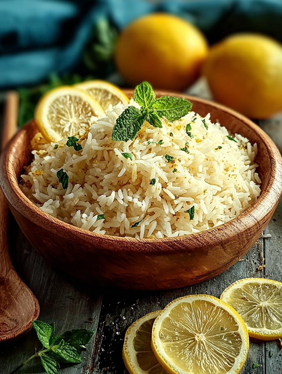 Zesty Greek Lemon Rice: A Refreshing Side Dish - Greek Lemon Rice - main visual representation