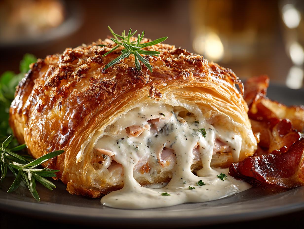 Irresistible Ham Cheese Croissant Bake in 35 Minutes - Ham Cheese Croissant Bake - additional detail