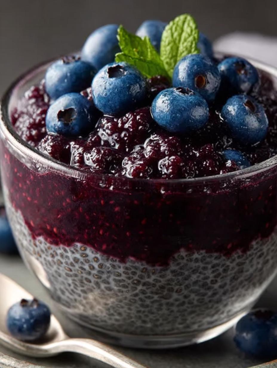 Healthy Sugar Blueberry Chia