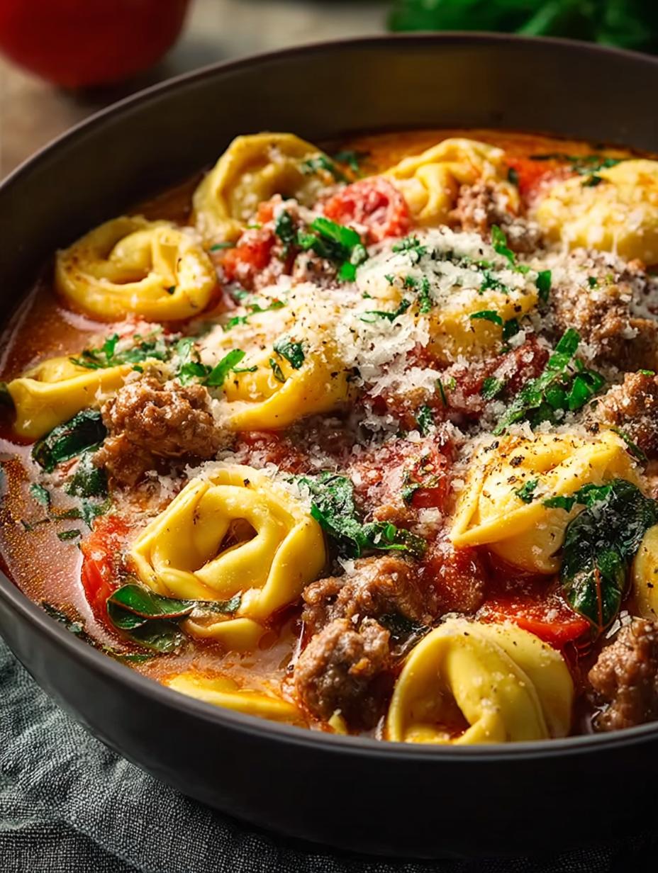 Hearty Italian Sausage Tortellini Soup for Cozy Nights - Hearty Italian Sausage Tortellini - main visual representation