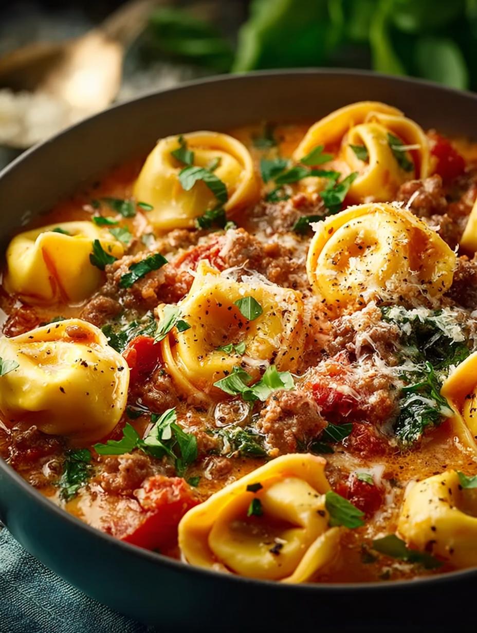 Hearty Italian Sausage Tortellini Soup for Cozy Nights - Hearty Italian Sausage Tortellini - additional detail