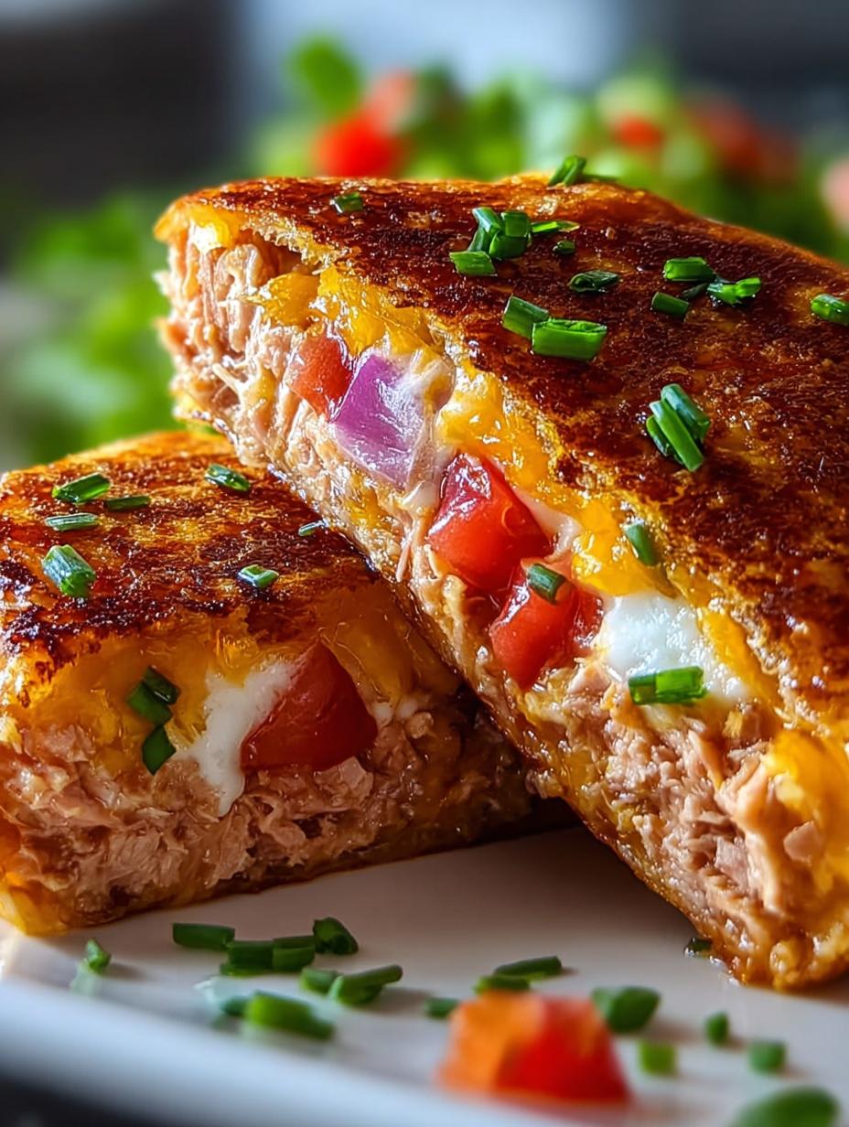 High Protein Tuna Melt: 6-Minute Wrap Delight - High Protein Tuna Melt - additional detail