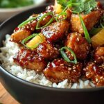 Honey Garlic Pineapple Chicken