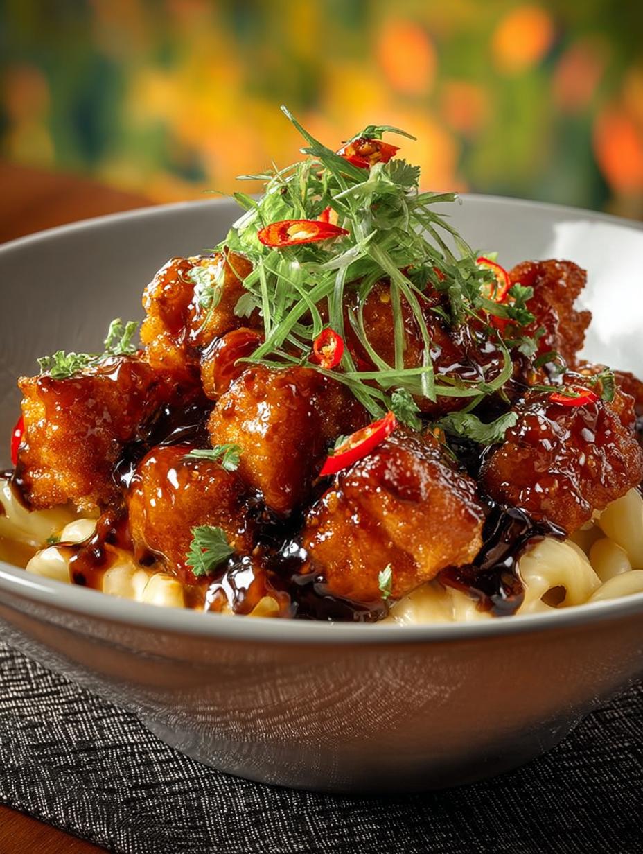 Honey Pepper Chicken Mac