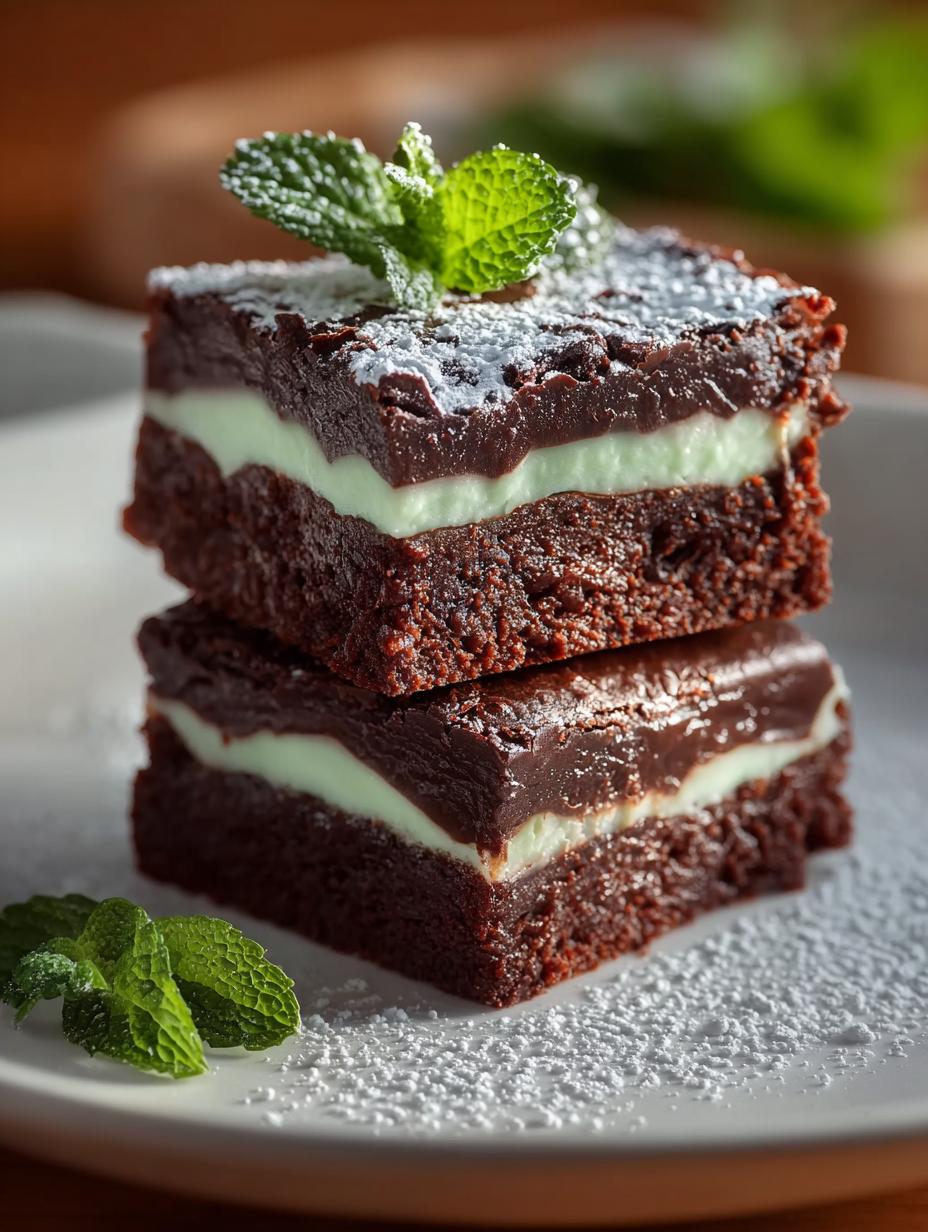 Irresistible Irish Mint Brownies for Every Occasion - Irish Mint Brownies - additional detail