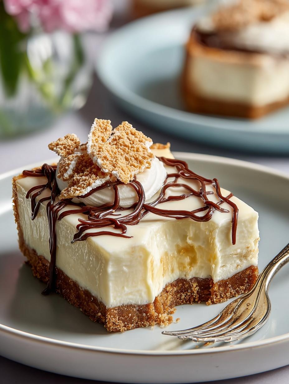 Irresistible Bake Marshmallow Cheesecake