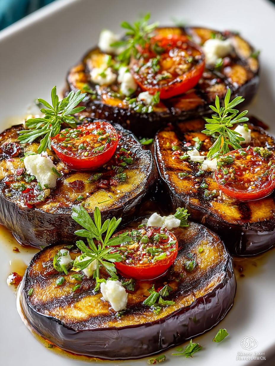 Irresistible Grilled Eggplant Summer