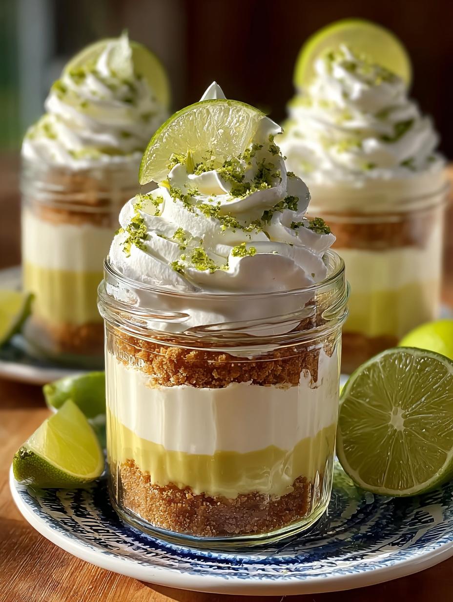 Key Lime Pie Jars