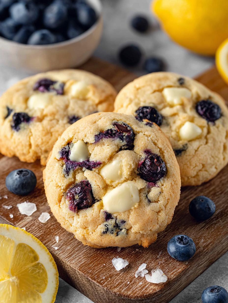 Lemon Blueberry Cookies