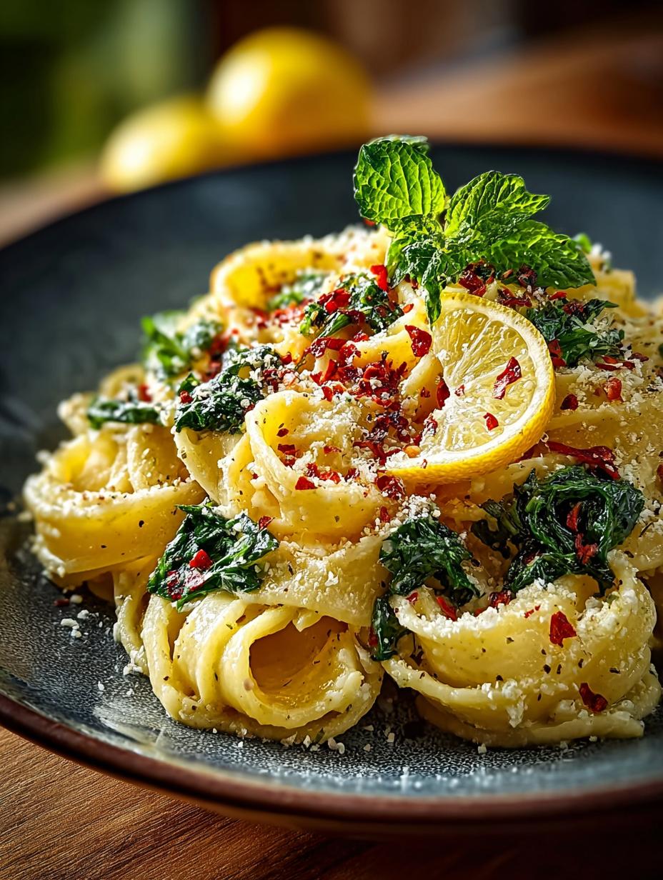 Lemon Ricotta Pasta with Spinach: A Quick Comfort Dish - Lemon Ricotta Pasta with - additional detail
