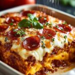 Low Carb Pizza Casserole