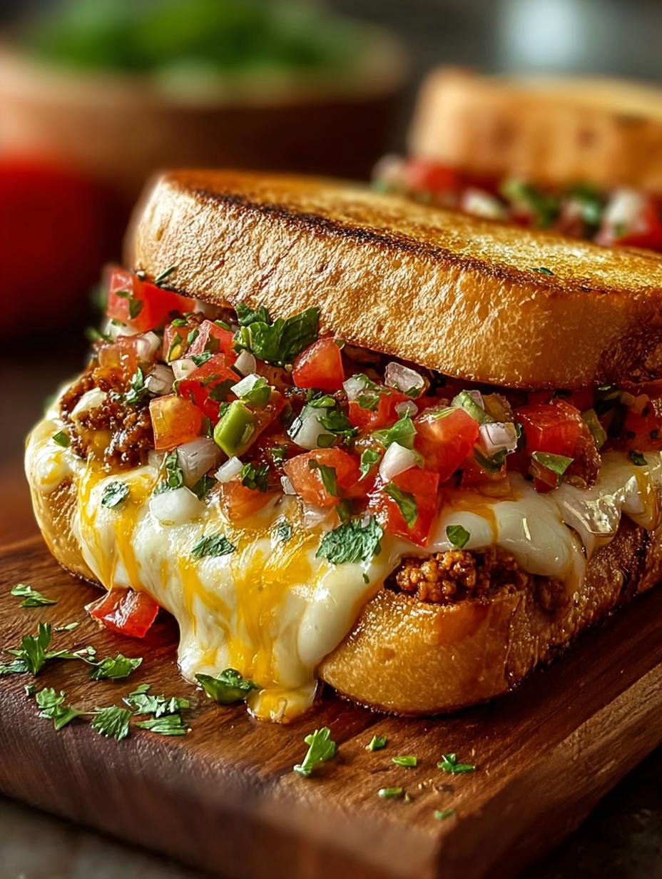 Mexican Chopped Cheese Sandwich