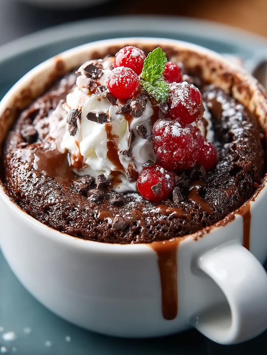 Microwave Brownie Mug Egg