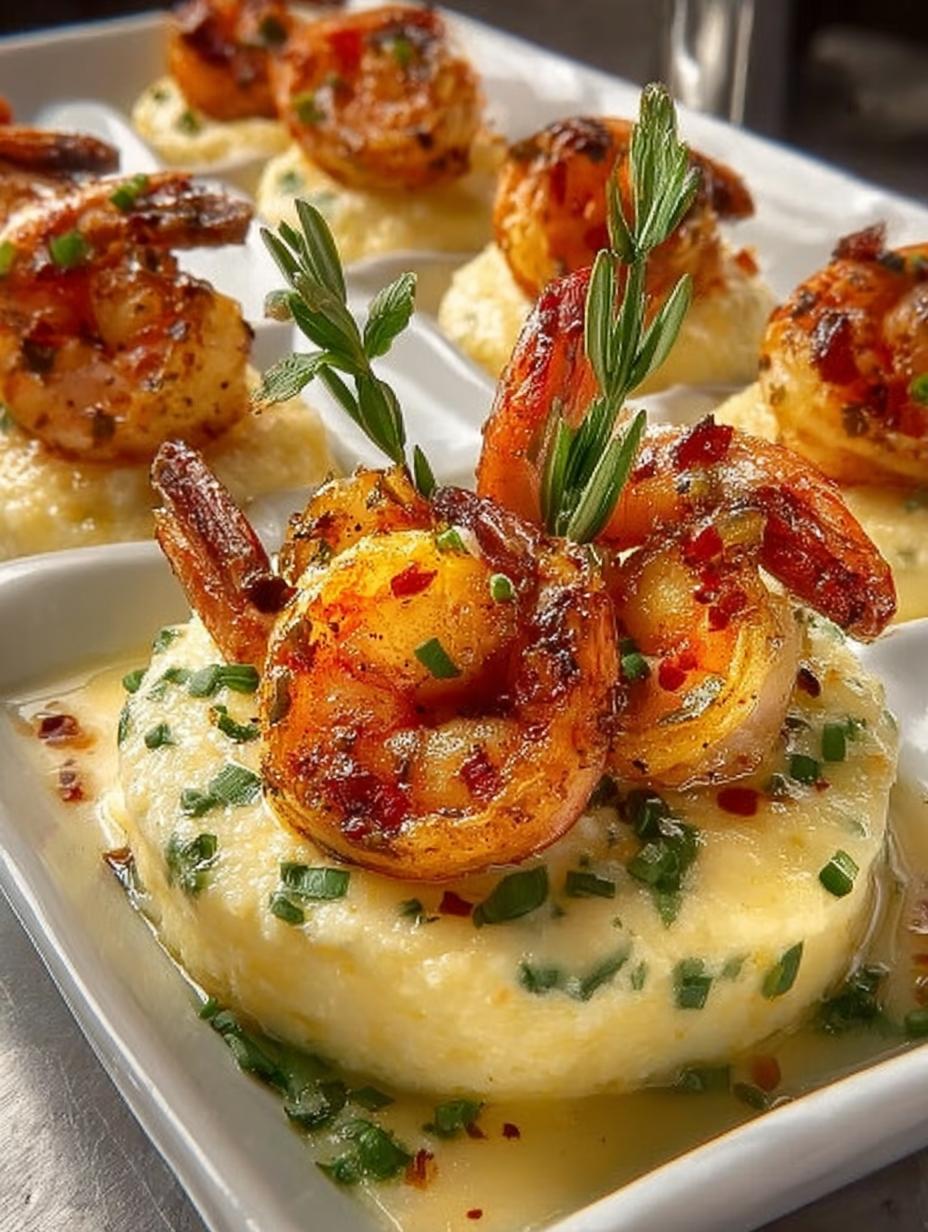 Mini Shrimp Grits Creamy