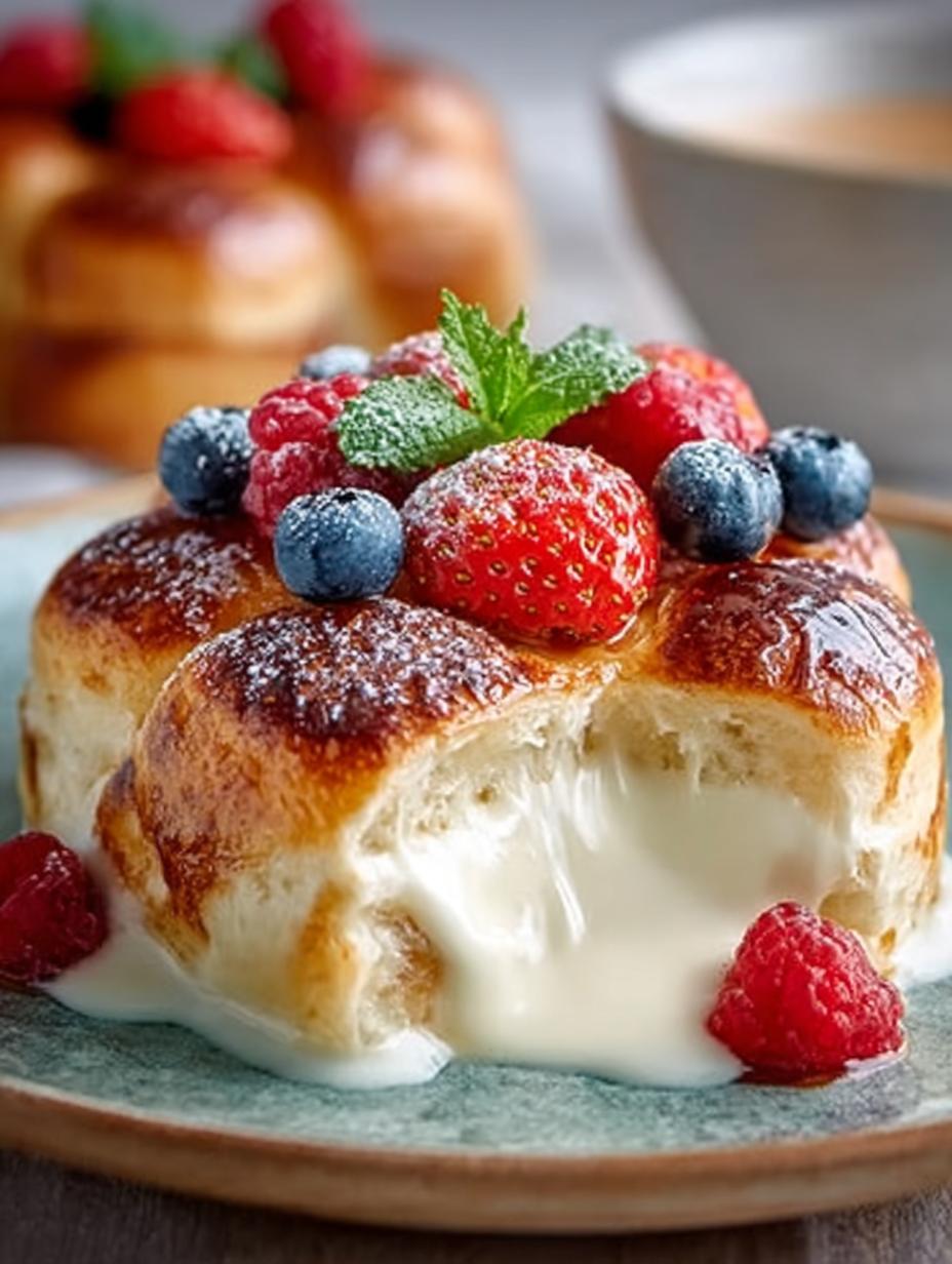 Mini Sourdough Discard Custard