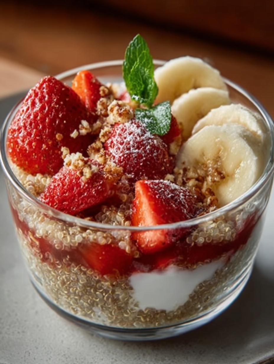 Nutritious Strawberry Quinoa Breakfast