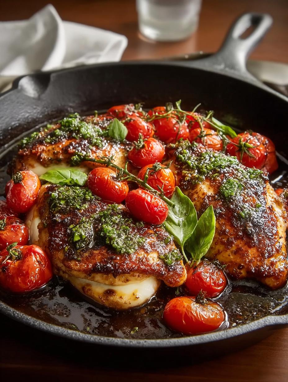 One Pan Balsamic Chicken: A Flavorful Weeknight Delight - One Pan Balsamic Chicken - main visual representation