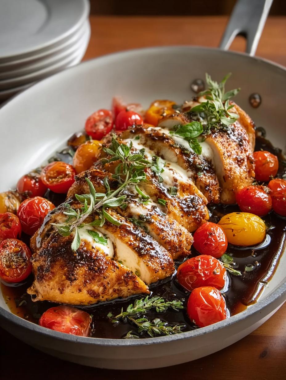 One Pan Balsamic Chicken