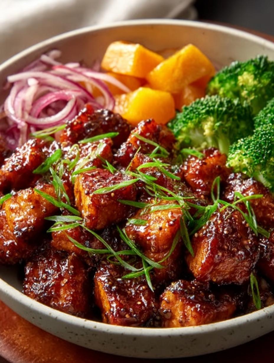 One Pan Hot Honey Garlic Chicken with Roasted Veggies - One Pan Hot Honey - main visual representation